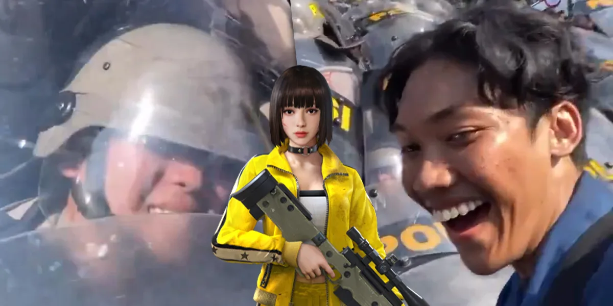 Mirip Plot Anime, Dua Rekan Mabar Free Fire Berjumpa di Demo Tolak Revisi UU Pilkada