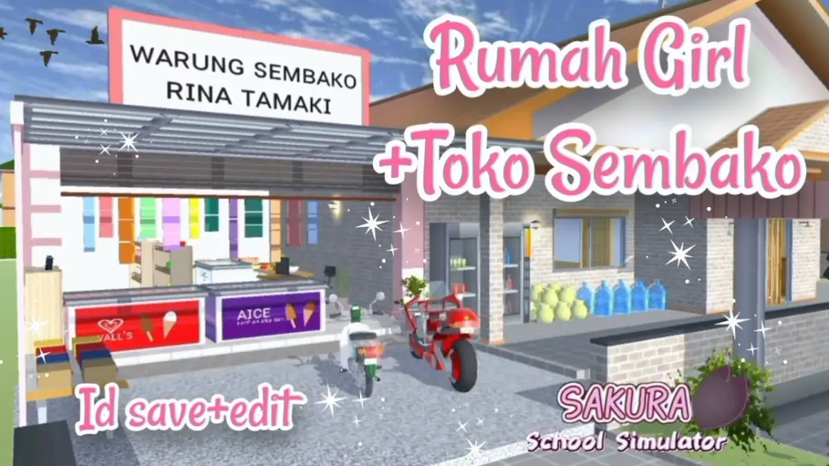 Daftar ID Warung Sembako di Sakura School Simulator