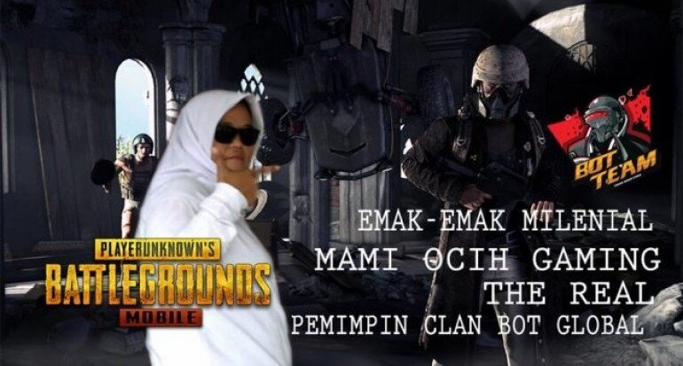 Gak Kalah Dengan Anak Muda, Begini Emak-Emak Gamer Ketika Bermain PUBG Mobile