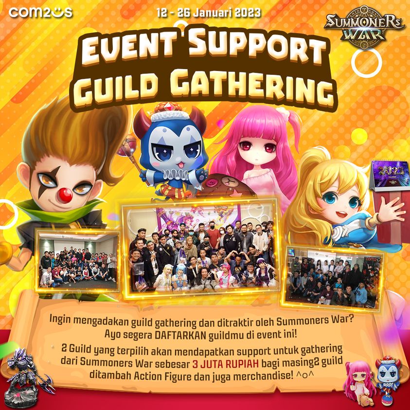 Rangkul Komunitas, Com2uS Adakan Event Guild Gathering Summoners War