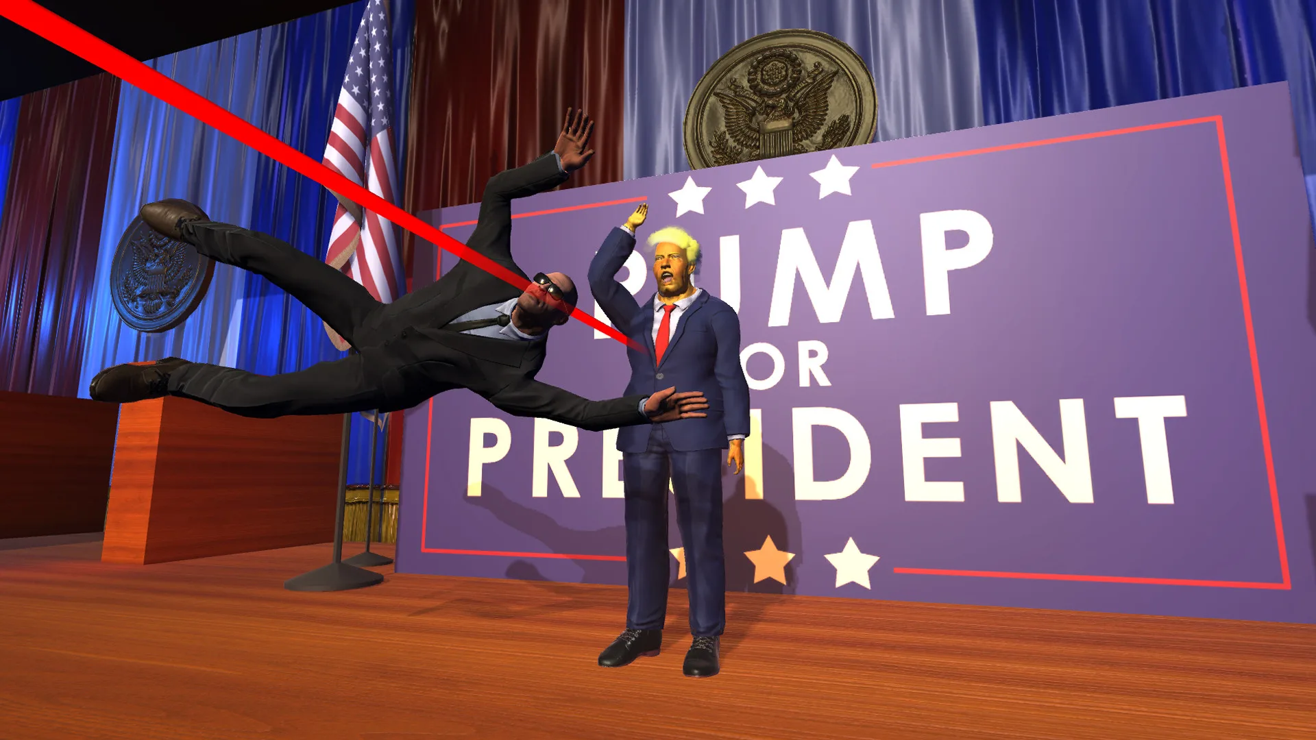 Game Mr. President di Steam Viral Pasca Tragedi Donald Trump