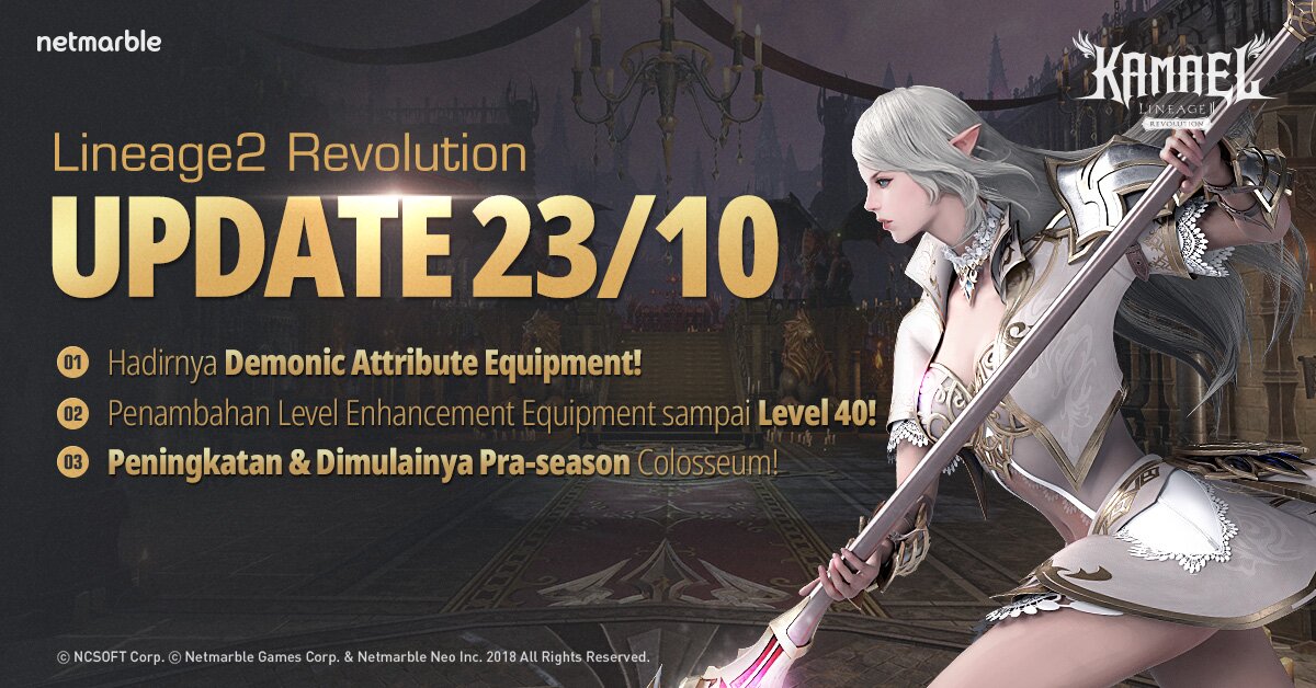 Update Terbaru Lineage 2 : Revolution, Menambahkan Dungeon dan Equiment