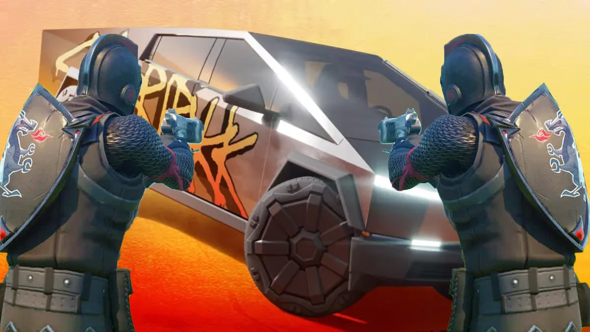 Mobil Tesla Cybertruck di Fortnite Langsung Diincar Player