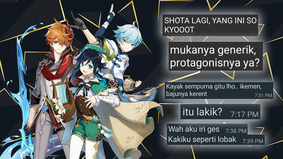 Watak Pria Genshin Impact di Mata Perempuan Non-Gamer