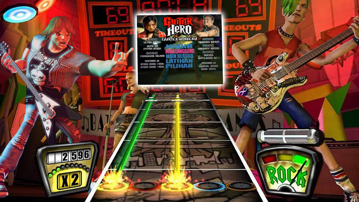 Kenapa Guitar Hero PS2 Sangat Terkenal di Rental PS Indonesia?