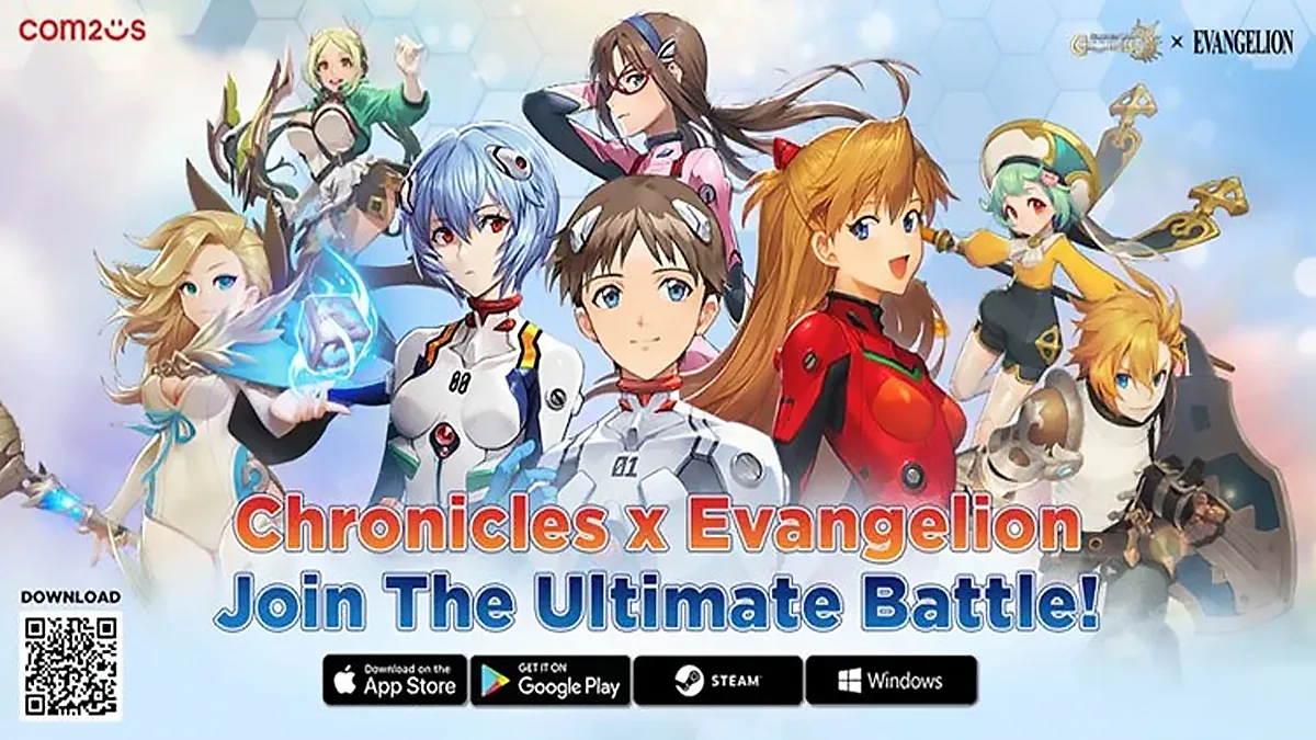 Com2uS Merilis Update Kolaborasi “Chronicles x Evangelion”