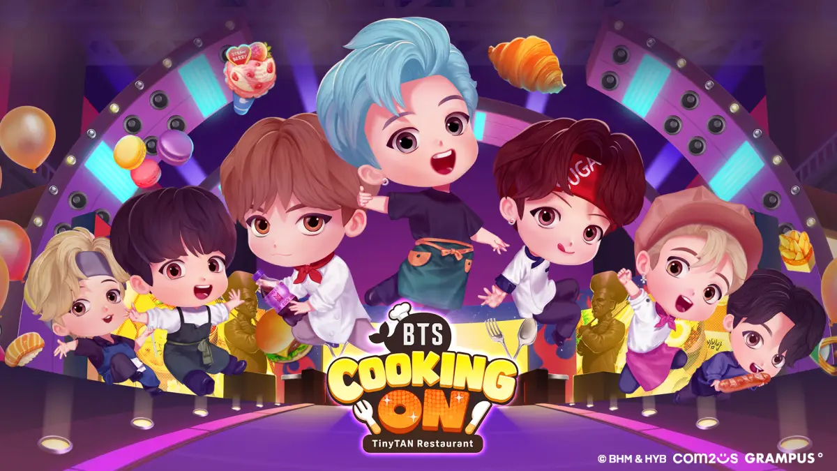 Com2uS Rayakan 1 Juta Unduhan Buat BTS Cooking On, Bagikan Hadiah Spesial Buat Penggemar