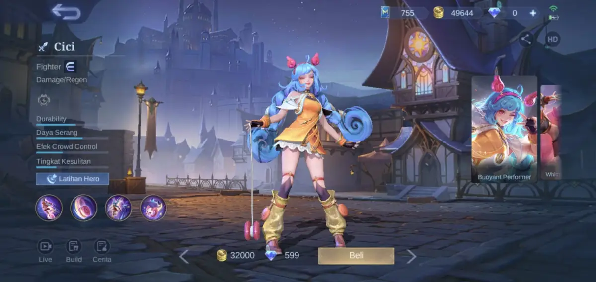 Mengenal Skill hingga Ultimate Hero Cici Mobile Legends, Lengkap dengan Rekomendasi Build Item dan Emblem