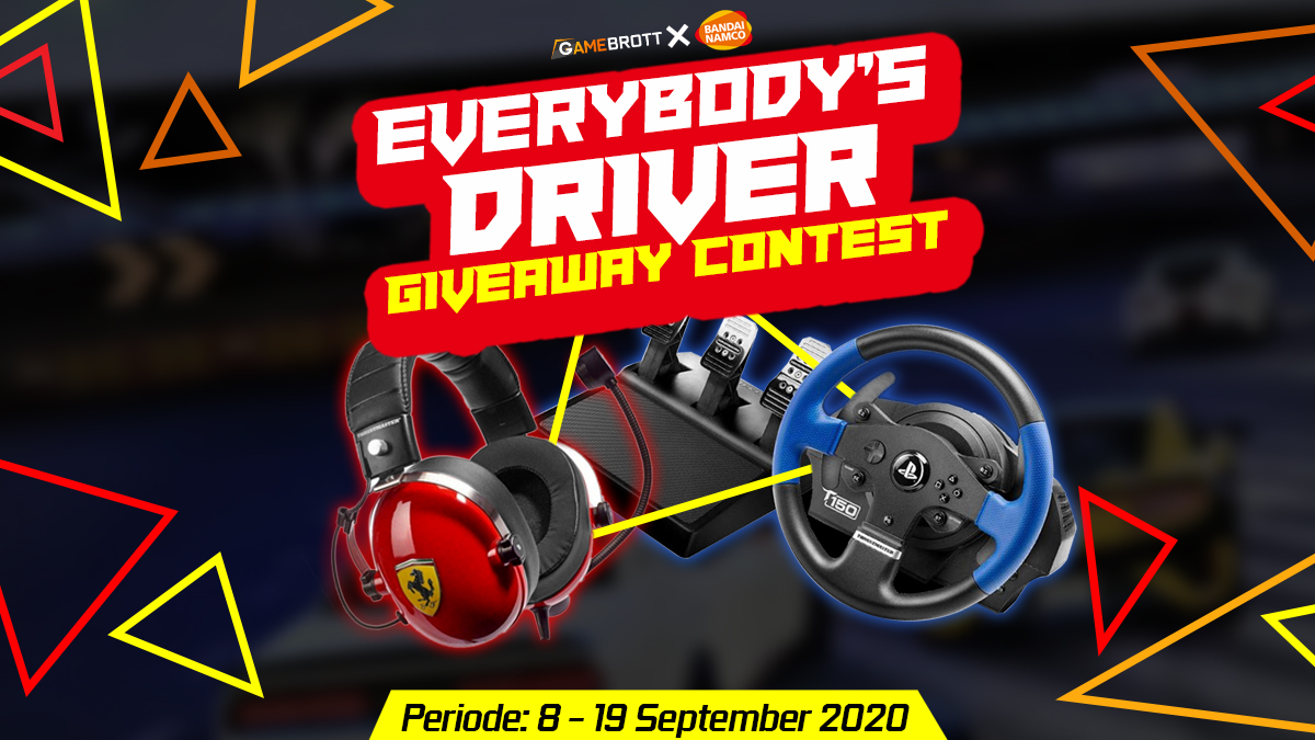 Everybody’s Driver Giveaway Contest | Jagat Game X Bandai Namco