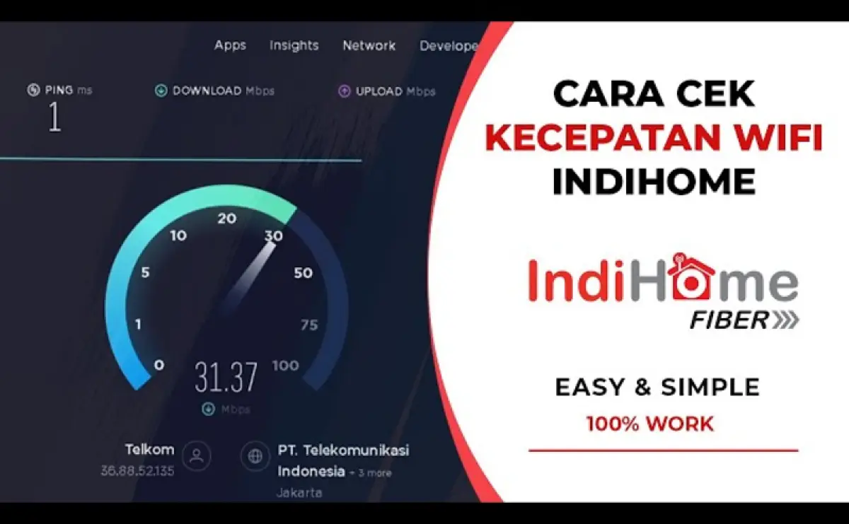 4 Langkah Mudah Tes Kecepatan Akses Internet dari IndiHome