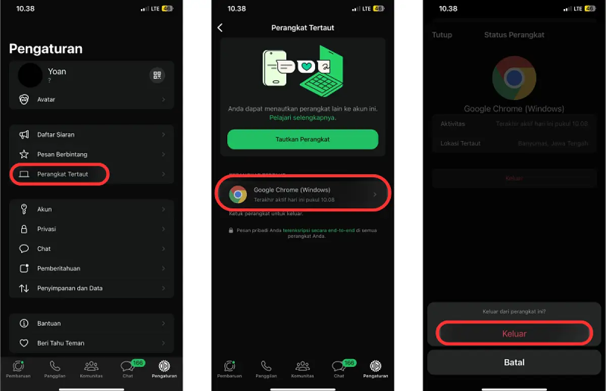 Metode Mengetahui Akun WhatsApp Tertaut dengan Perangkat Lain dan Metode Menghapusnya