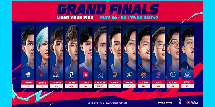 4 Tim Free Fire Perwakilan Indonesia Siap Berlaga di Grand Finals FFSI