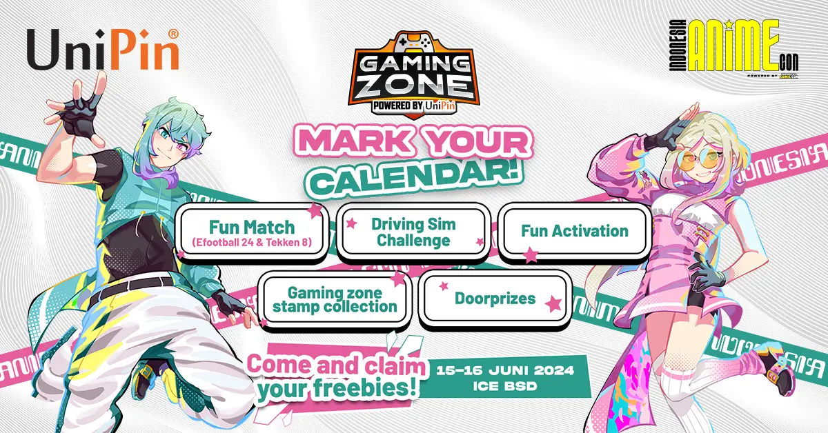 Indonesia Anime Con 2024 Sediakan Gaming Zone Gratis, Main Game Sepuasnya