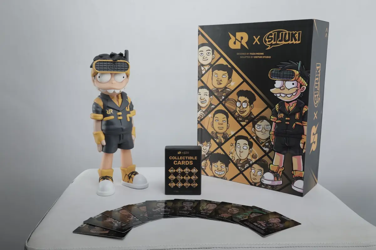 Kolaborasi Si Juki x RRQ: Bikin Figurine dan Collectible Cards yang Super Limited Edition!