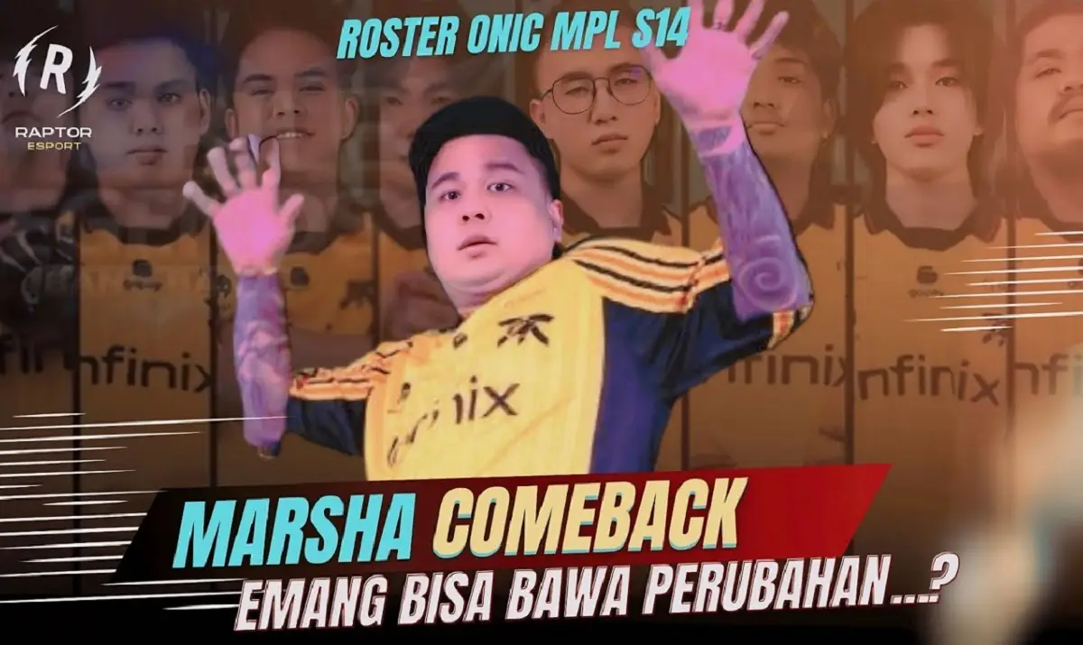 Profil Marsha, Pemeran Veteran Masuk Roster Fnatic ONIC MPL ID S14