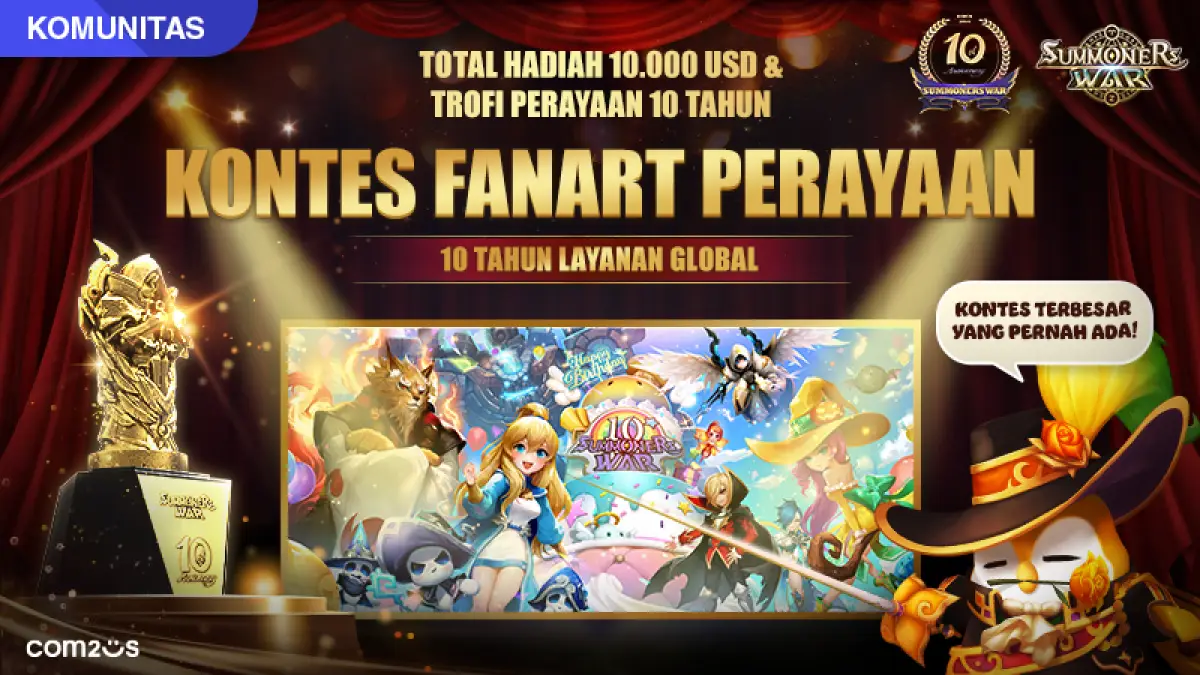 Summoners War Gelar Kontes Fanart, Hadiah Total Rp160 Juta