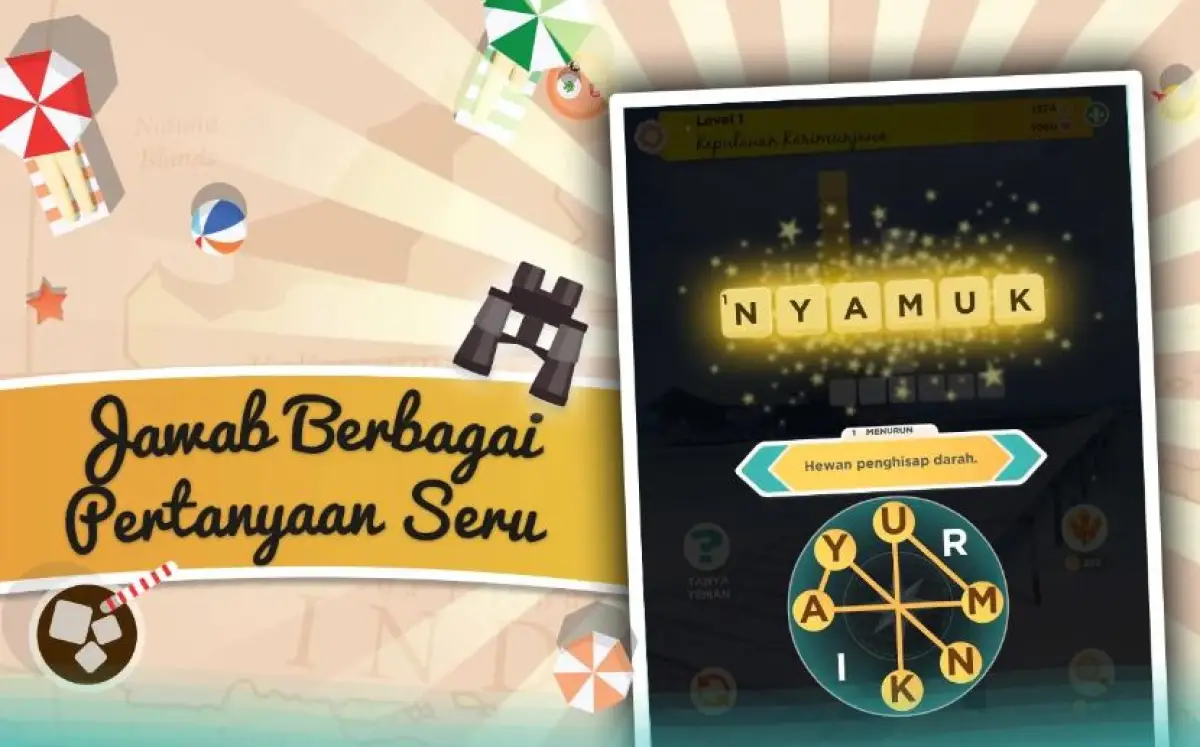 4 Game Teka-Teki Bahasa Indonesia Gratis yang Paling Menantang