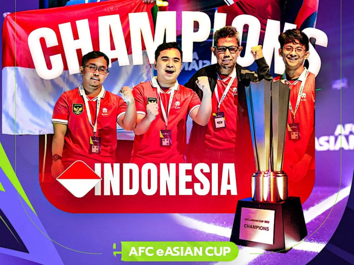 Indonesia Pemenang AFC eAsian Cup 2023 Qatar Usai Taklukkan Jepang