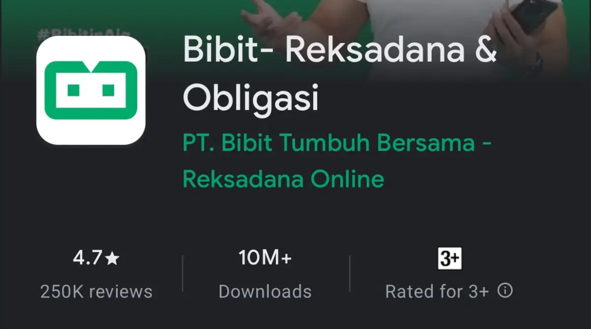 Bibit.id jadi Aplikasi Investasi Pertama Indonesia dengan 10 Juta Download di Google Play