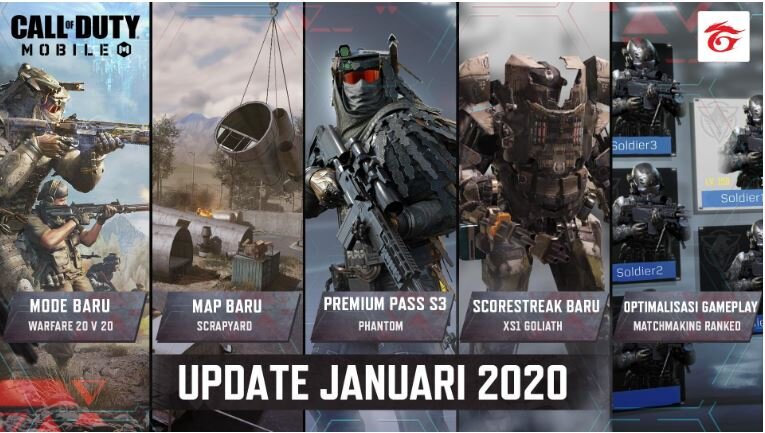 CoDM : Update Terbaru Berikan Pertarungan Warfare 20v20