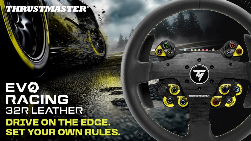 Jagat Game ID | Thrustmaster EVO Racing 32R Leather Hadir Demi Sempurnakan Pengalaman Kompetitif Game Racing