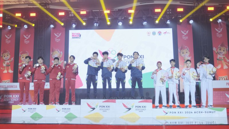 Jawa Barat Jadi Tim Pertama Raih Emas di Cabor Esports PON Aceh-Sumut 2024