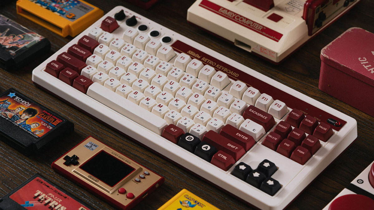 8BitDo Perkenalkan Mechanical Keyboard Perdananya, Retro Abis!