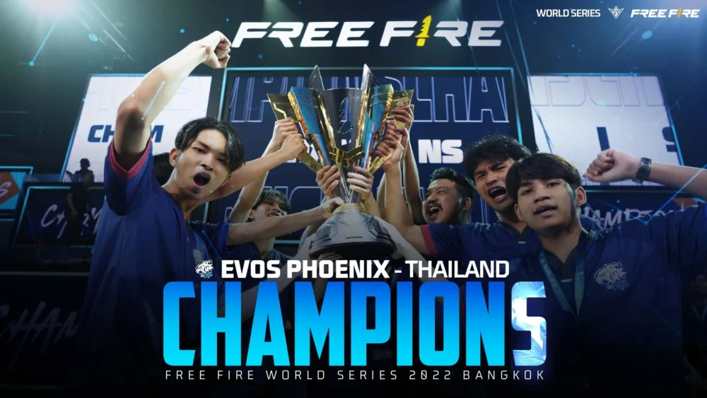 EVOS Phoenix Pemenang Free Fire World Series: 2022 Bangkok