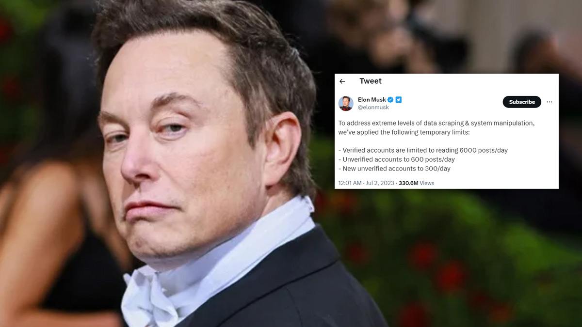 Elon Musk Batasi Jumlah Akses Twitter bagi Penggunanya