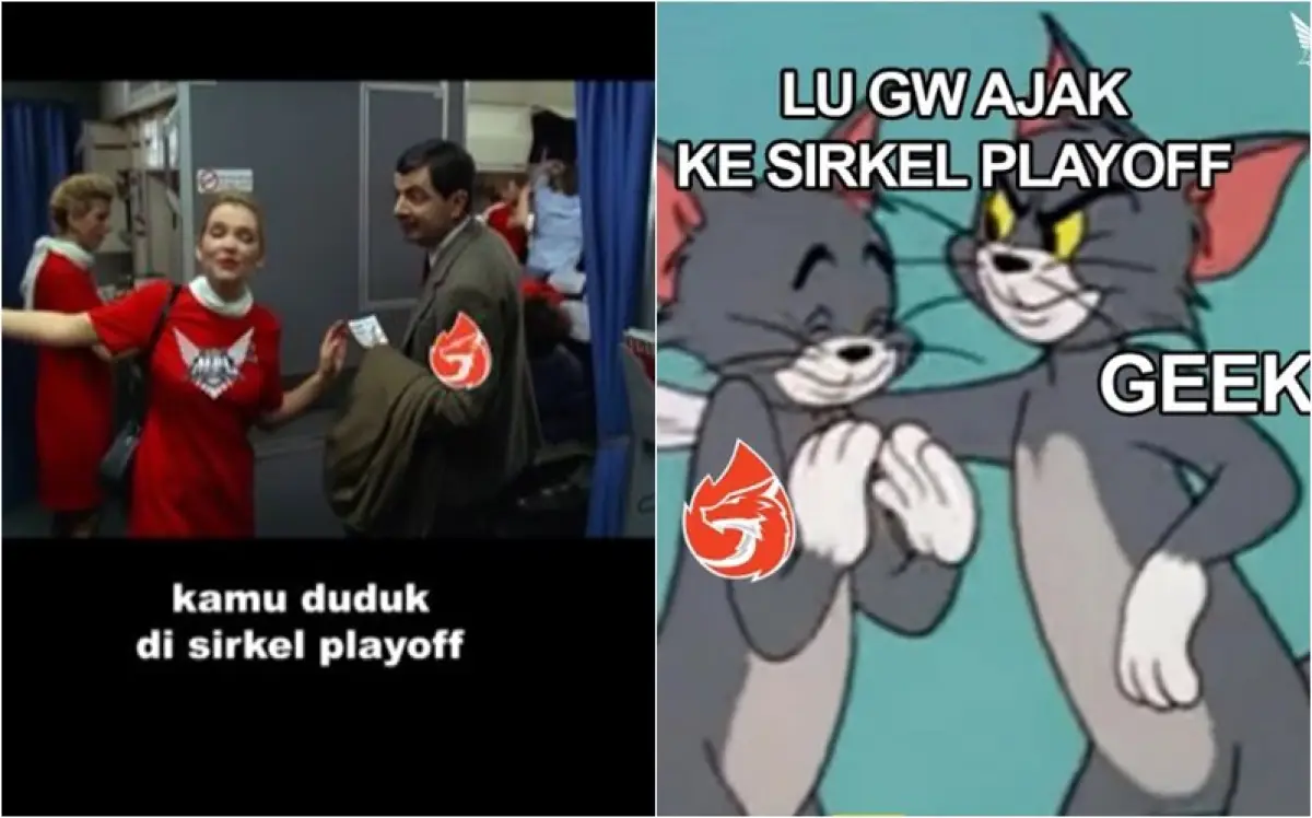 5 Meme Kocak Aura Lolos Playoff MPL ID Season 13, Sirkelnya Udah Laen