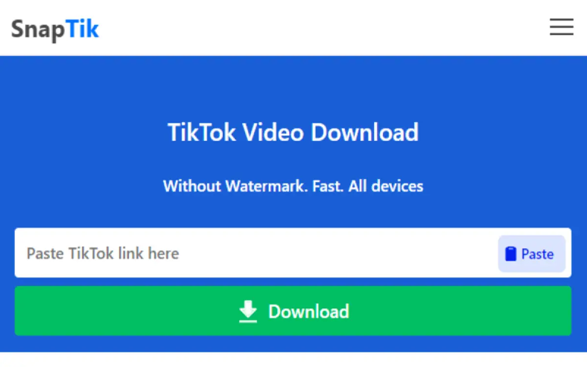 Metode Mudah Download Video TikTok Tanpa Watermark Mengenakan Snaptik di Android dan iOS