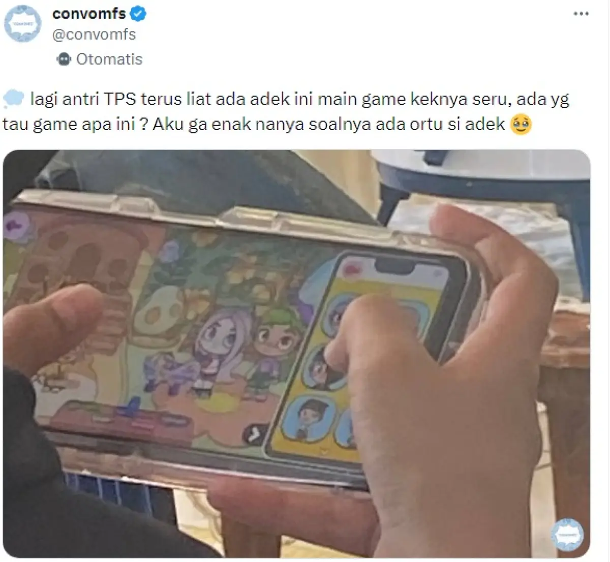 Terungkap! Ini Rupanya Game yang Curi Perhatian Dimainkan Bocah di TPS Pilpres 2024