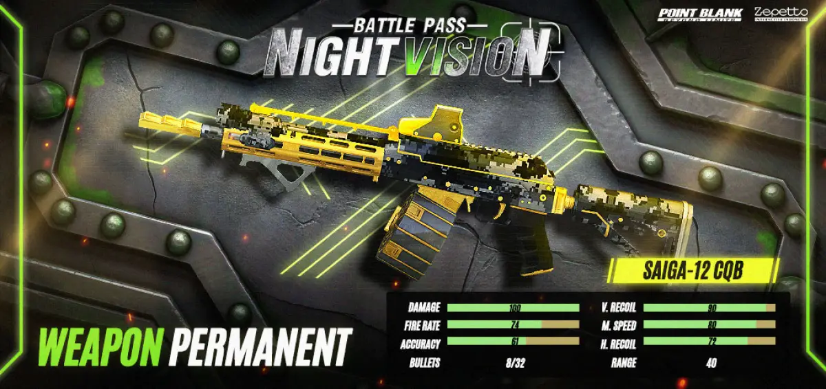 Point Blank Hadirkan Battle Pass Terbaru Bertemakan Military Night Vision