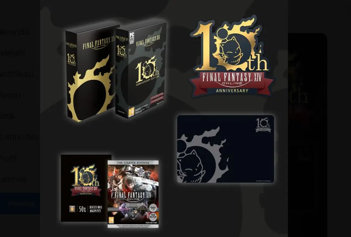 Final Fantasy 14 Luncurkan Paket Edisi Ulang Tahun yang ke-10