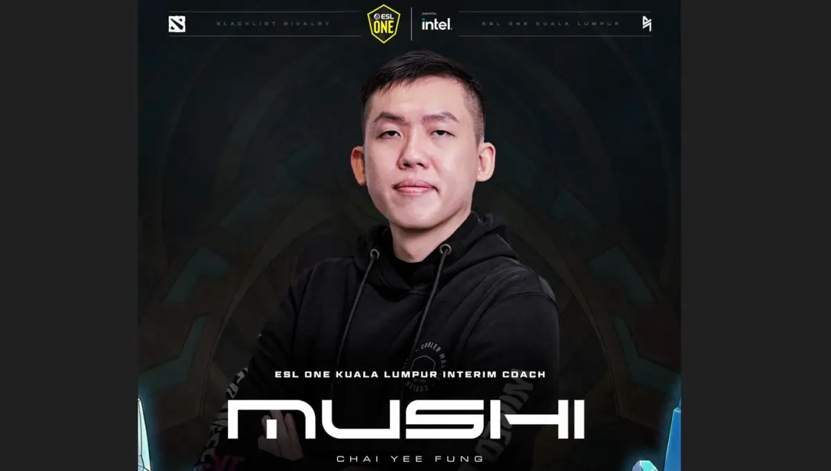 Blacklist International Tunjuk Mushi sebagai Instruktur sementara Jelang Kompetisi Dota 2 ESL One Kuala Lumpur 2023