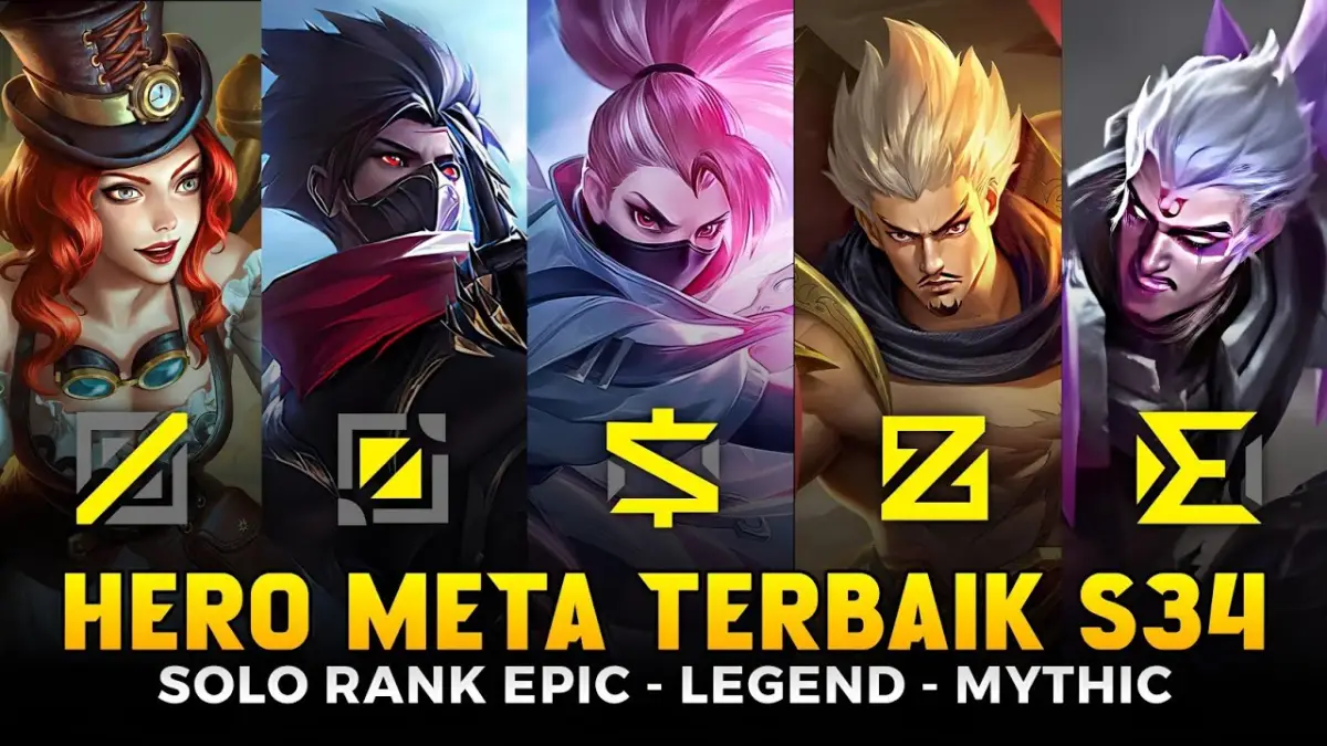 18 Hero Meta Solo Rank Terbaik di Season 34 Mobile Legends – Auto Winstreak!