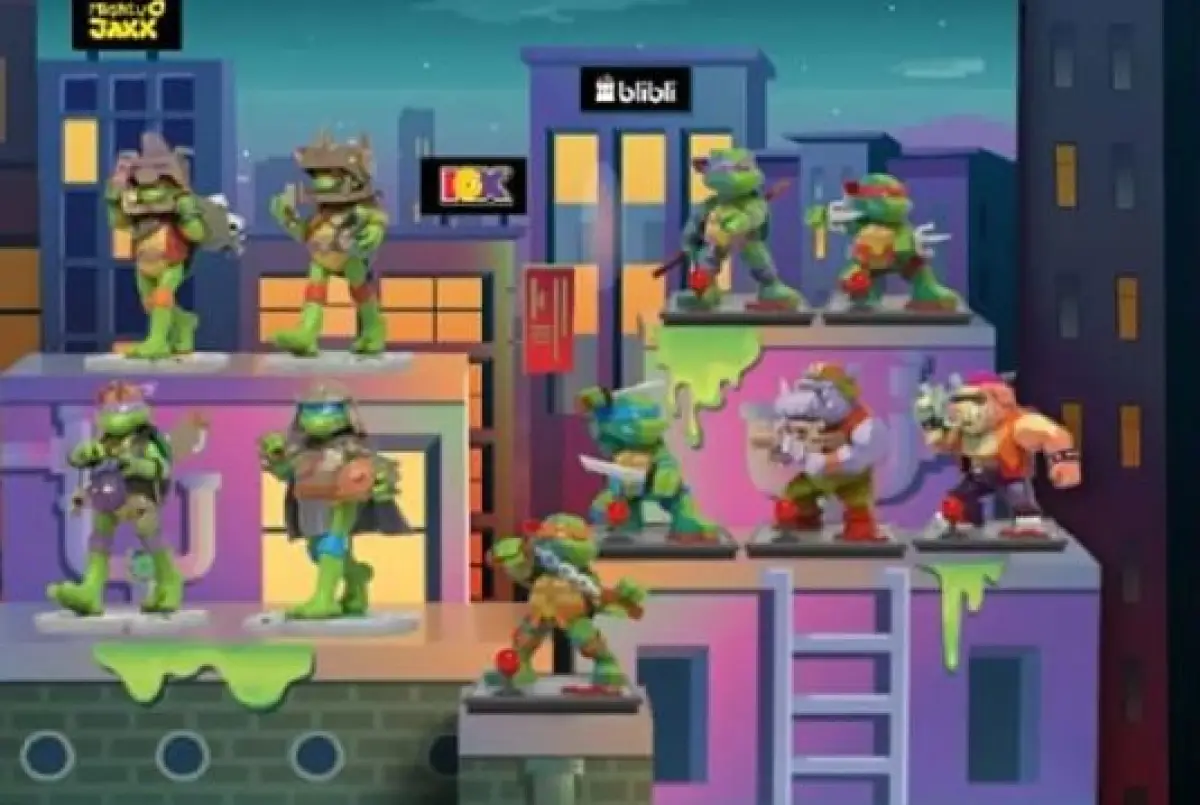 Koleksi Terbatas Action Figure Teenage Mutant Ninja Turtles Ramaikan Indonesia Game Expo 2024